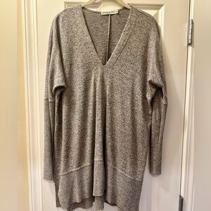 Chance or Fate Gray V-Neck Sweater